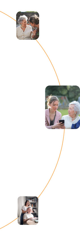Senior in home care
