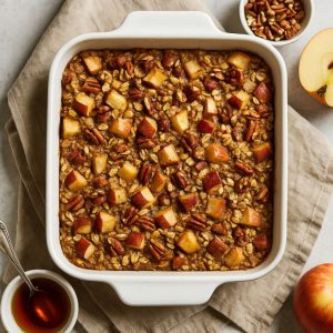 Autumn Apple Oat Bake