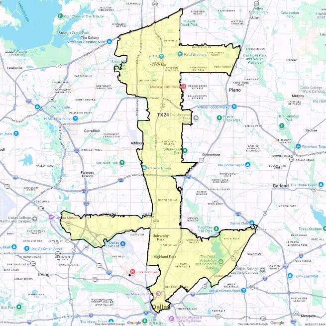 dallas map